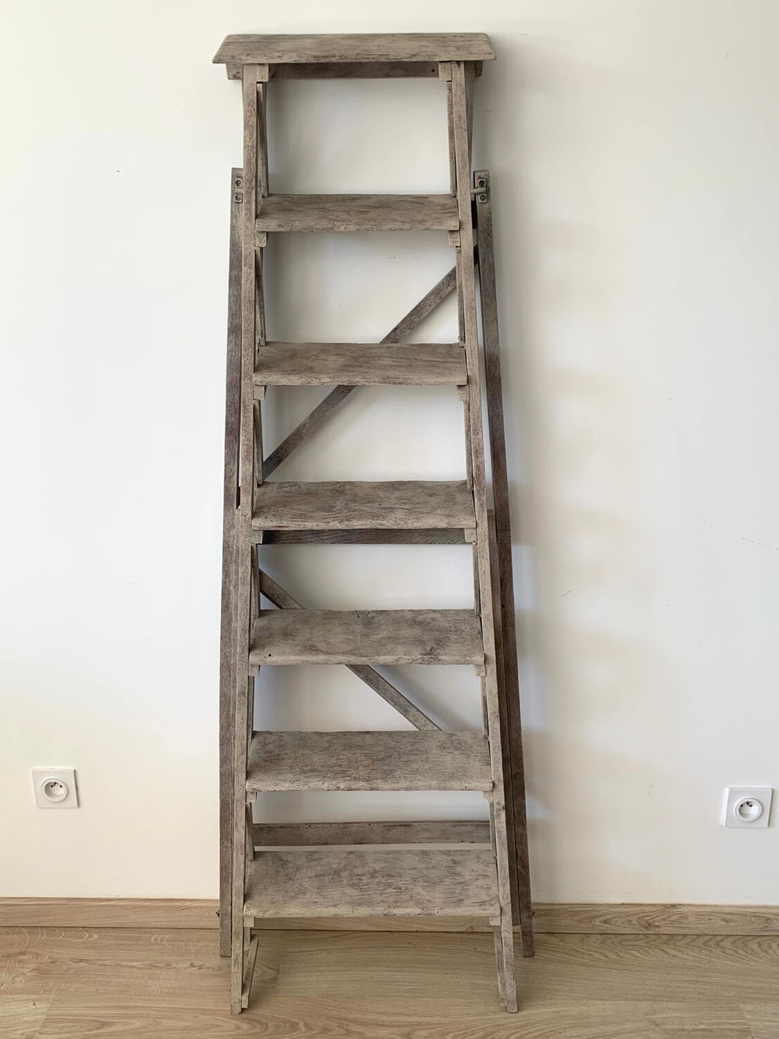 Old wooden ladder