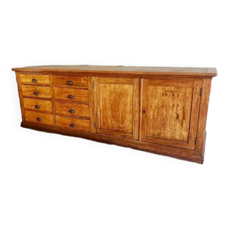 VINTAGE WOODEN SHOP COUNTER / COUNTER / KITCHEN ISLAND