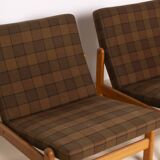 2X Jørgen Bækmark Lounge Chairs Model J84, 1971 Denmark