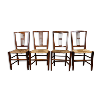 Ensemble de 4 chaises de salle à manger anglaises