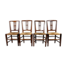 Set of 4 English dining chairs