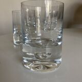 Set of 4 XL glasses Scandinavian bubble whiskey tumblers 500g in ringing crystal