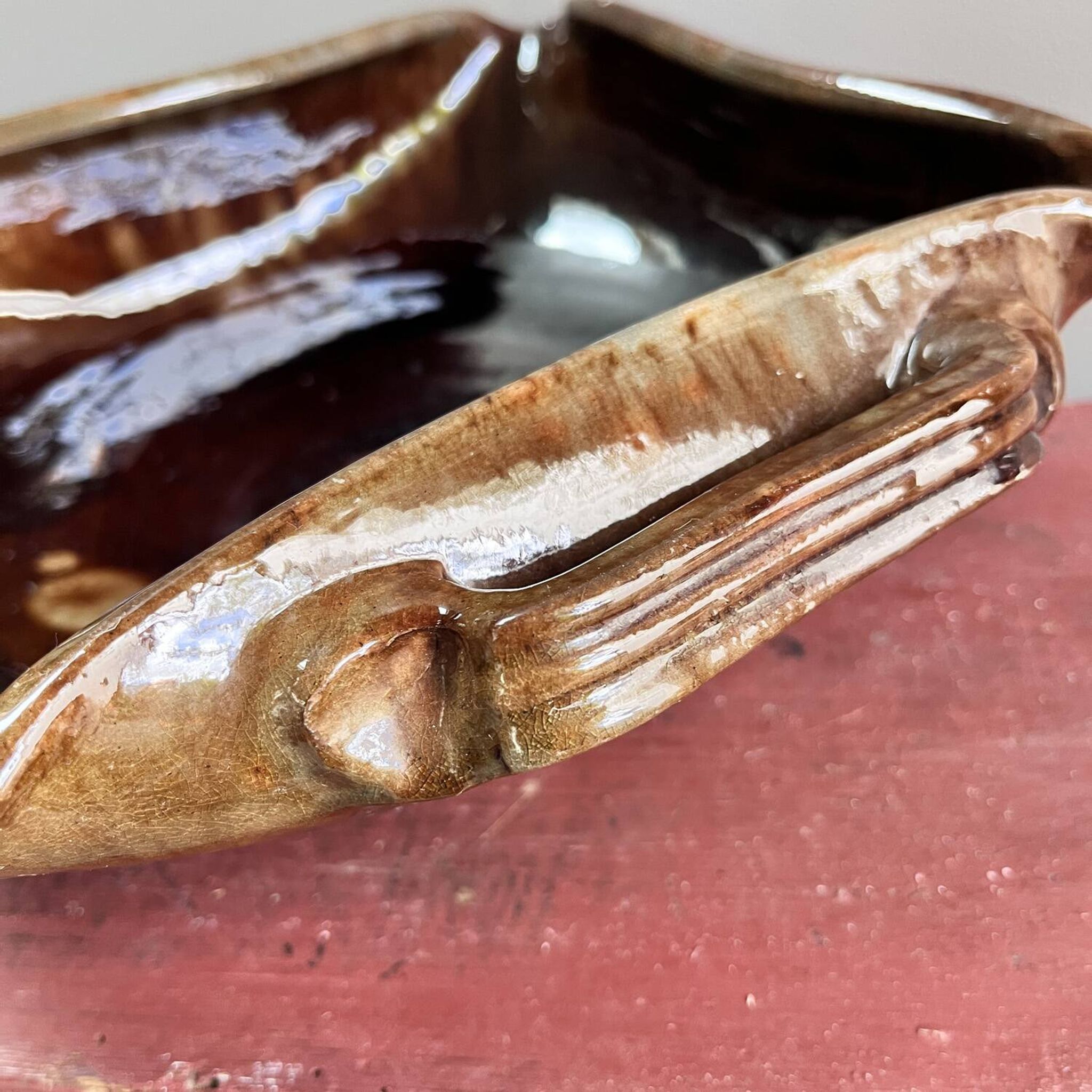 Coupe en poterie vernissée Meyssac