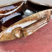 Coupe en poterie vernissée Meyssac