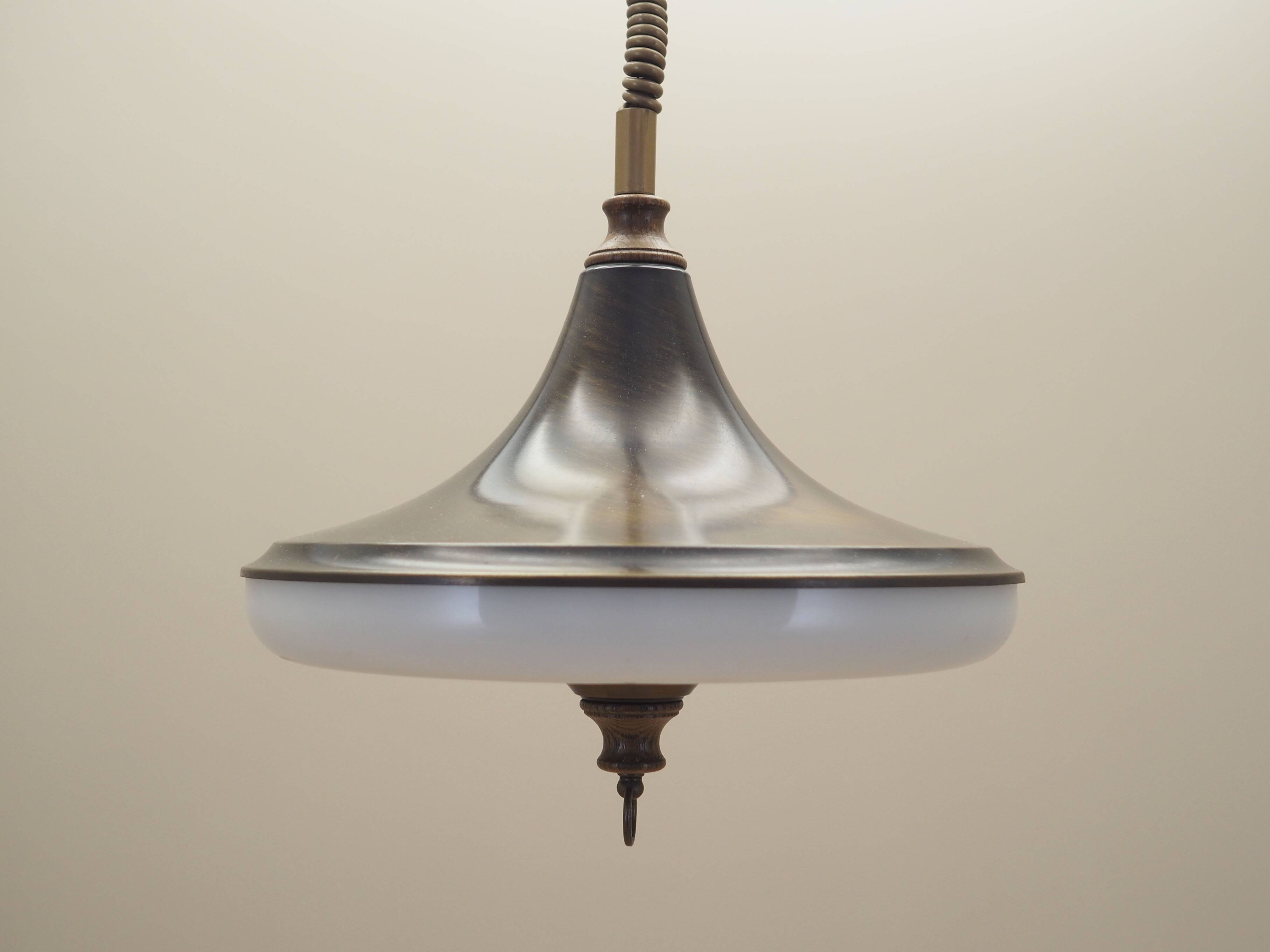 Pendant lamp, Danish design, 1980s, production: Denmark