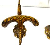 Bronze coat hanger pair