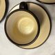 Set of 6 vintage stoneware mugs