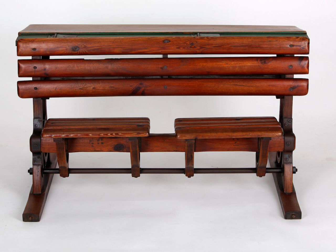 Set of Two Czech school desks from D. G. Fischel & Söhne