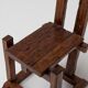 Pair of rustic Wabi Sabi Chairs, 1950s