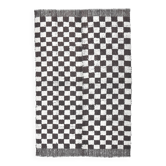 4x7 Checkered Handmade Wool Rug 137x214Cm SK 241436