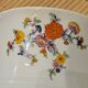 White porcelain pot (cache-pot) with floral patterns from Wunsiedel.