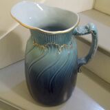 Pichet broc à eau  faïence Villeroy et Boch fin XIX ème siècle début XX ème siècle