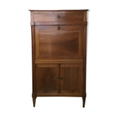 19th-century walnut writing desk