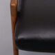 Vintage teak foot stool, scandinavian, 1960s