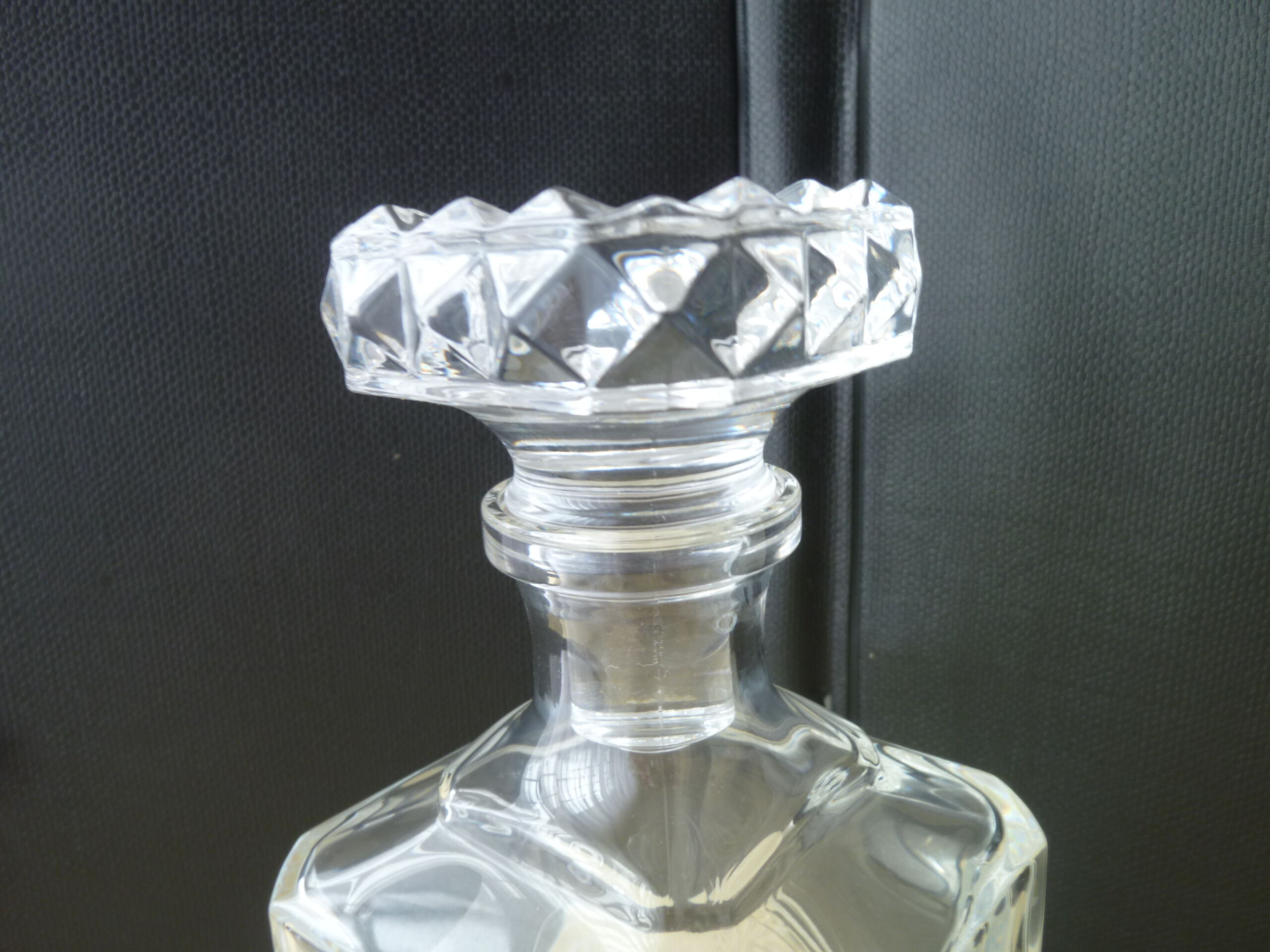 Arques Crystal whisky carafe