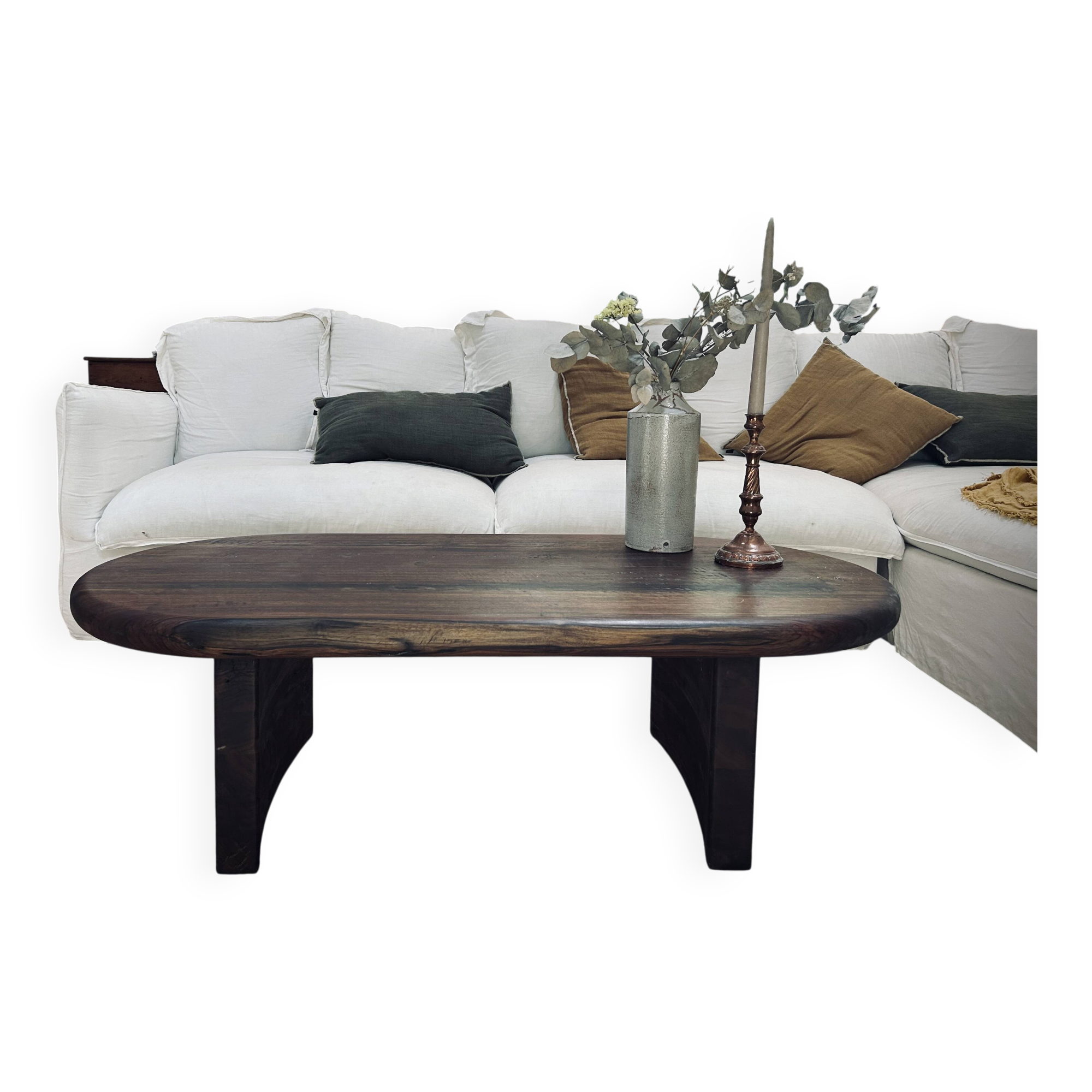Table basse noyer