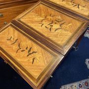 18th-century hairdresser with Louis XVI marquetry decoration.
