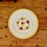 Set of 4 Digoin Sarreguemines Sirocco pattern soup plates