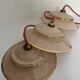 Set of 3 Clichy glass pendant lights