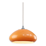 Large Space Age Brown Pendant Lamp from Guzzini, 1960s