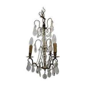 lustre à pampilles en