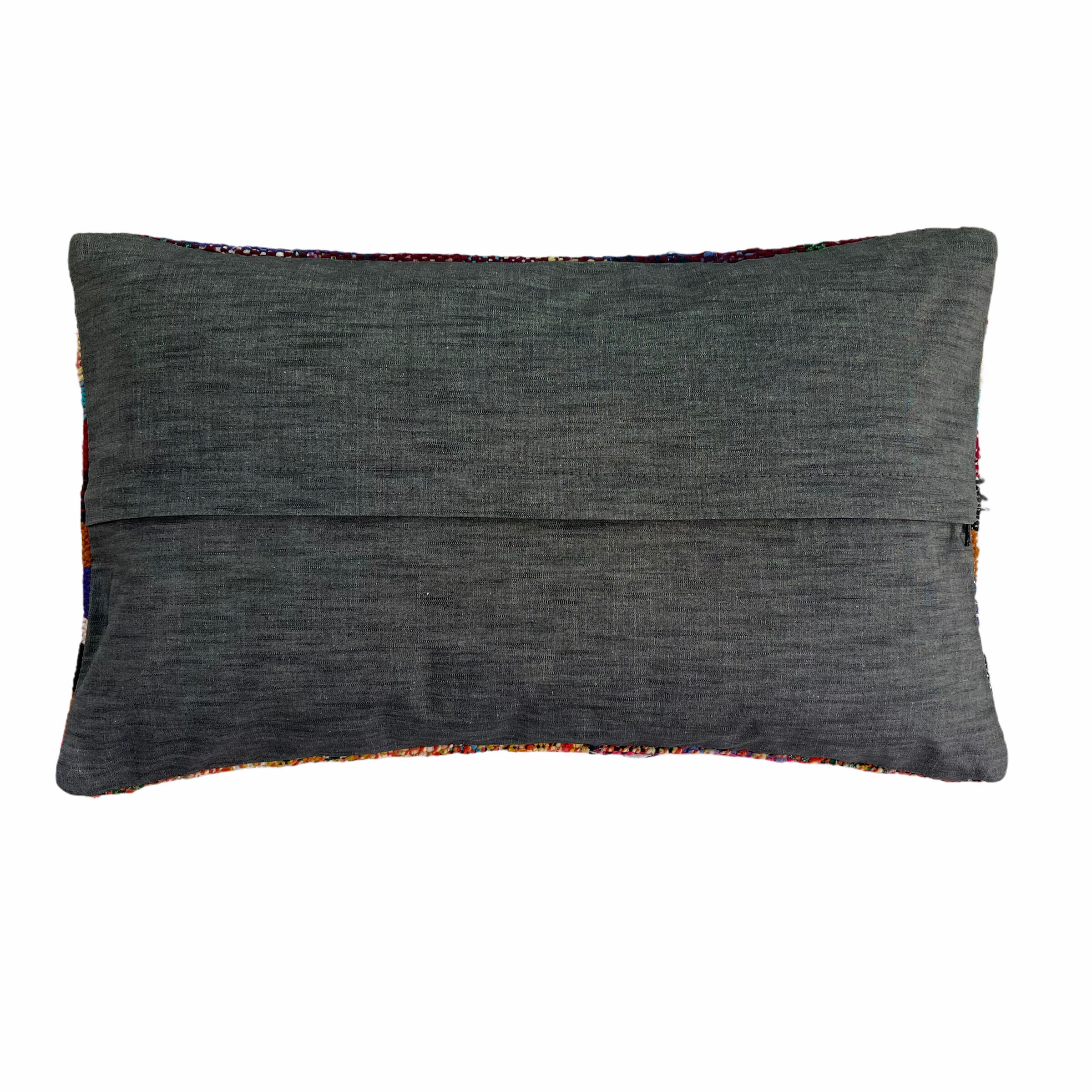 Vintage turkish kilim cushion cover 30 x 50 cm