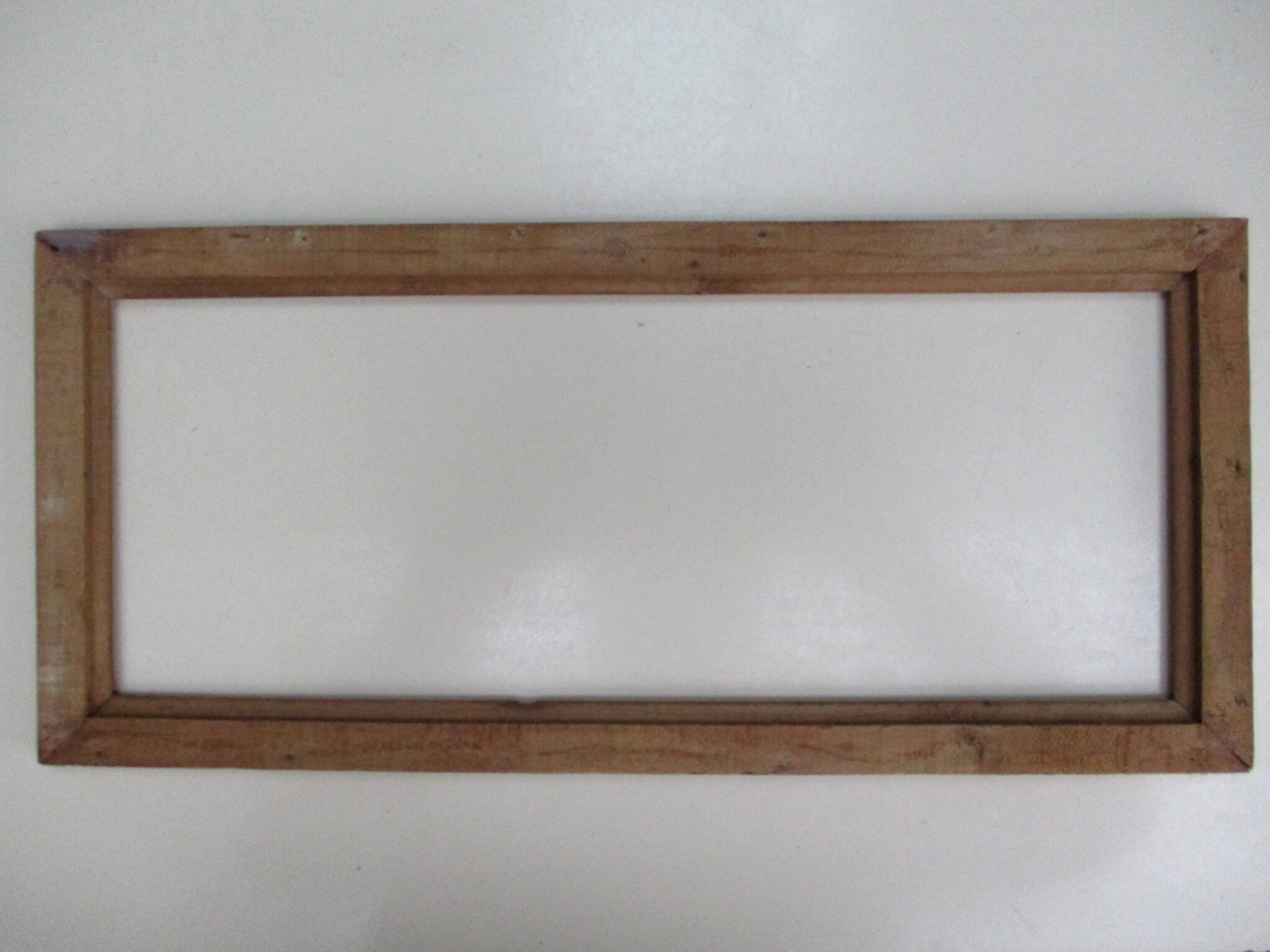 Art deco framing for 152 x 380 mm subject