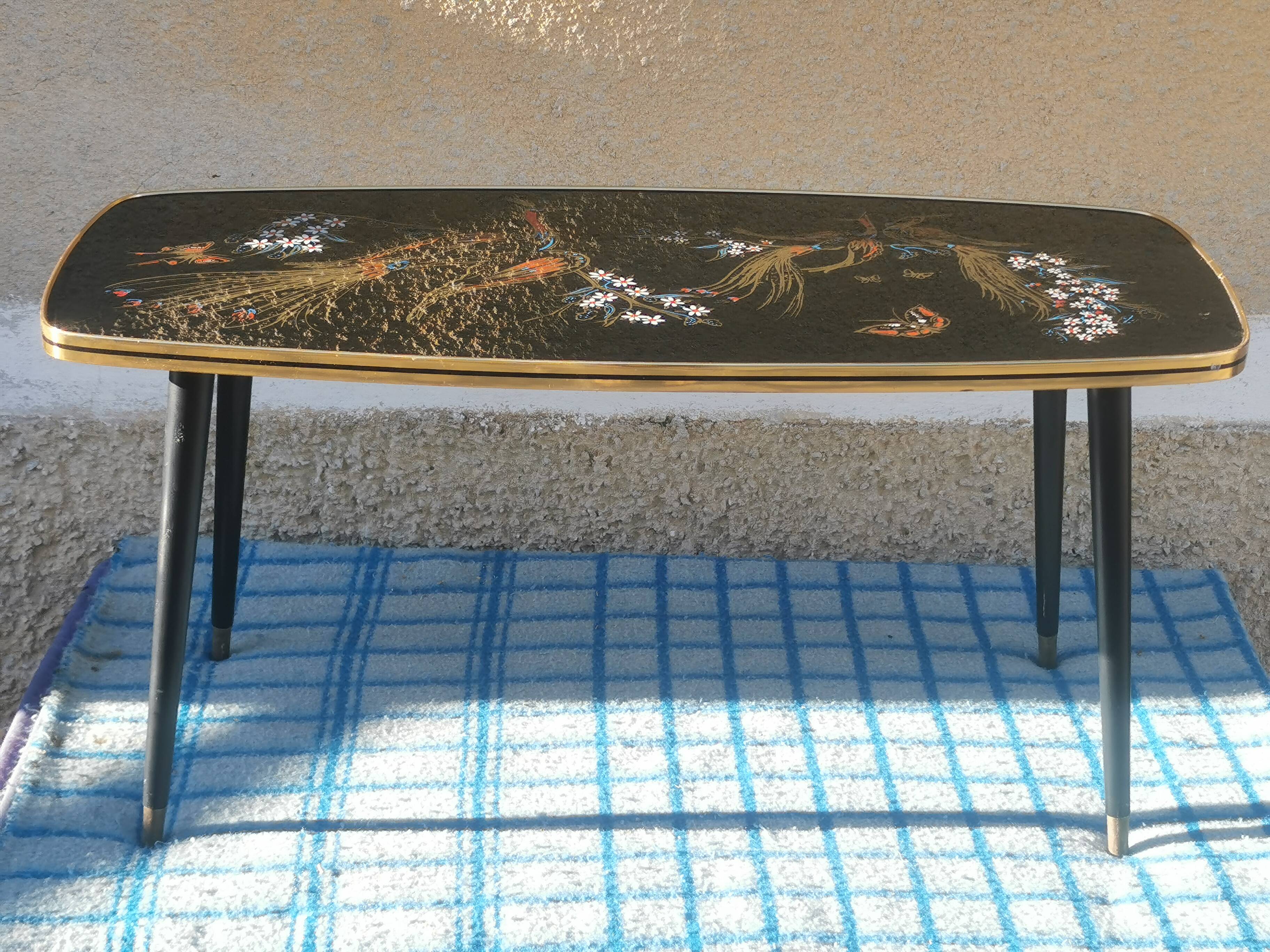 Vintage living room coffee table