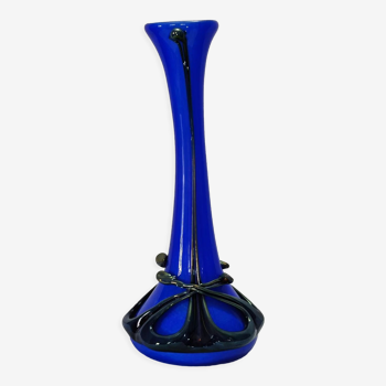 Vase bleu J.M Operto