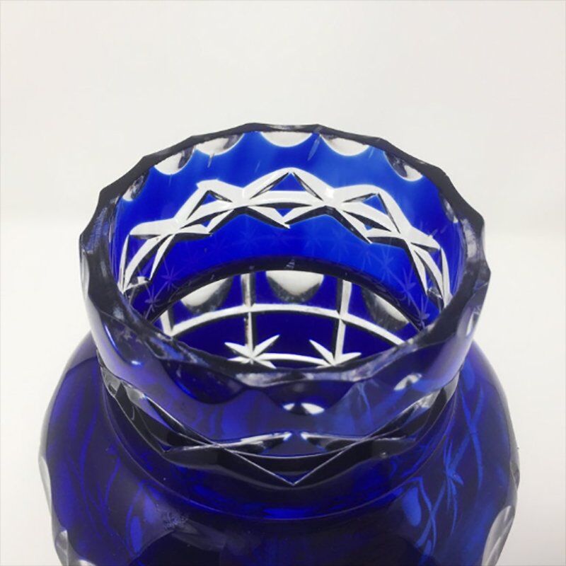 Vintage italian blue vase by Creart, 1960s