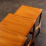 Teak nesting tables