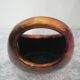 Vase or planter in enamelled and lacquered metal