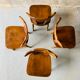 Set of 4 western style chairs