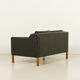 Stouby leather sofa, Denmark 1970s