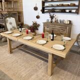 Large farmhouse table with extensions