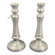 Pair of candlesticks in sitoleux tin 94% - h 27 cm