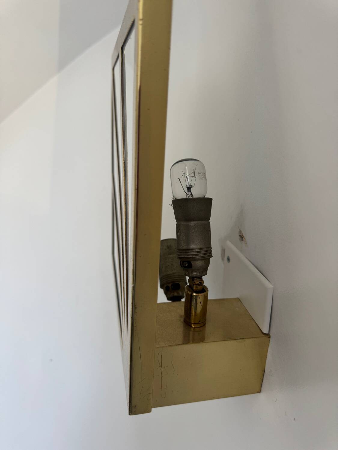 Art Deco wall sconces – gilded brass