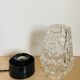 Vintage glass bedside lamp