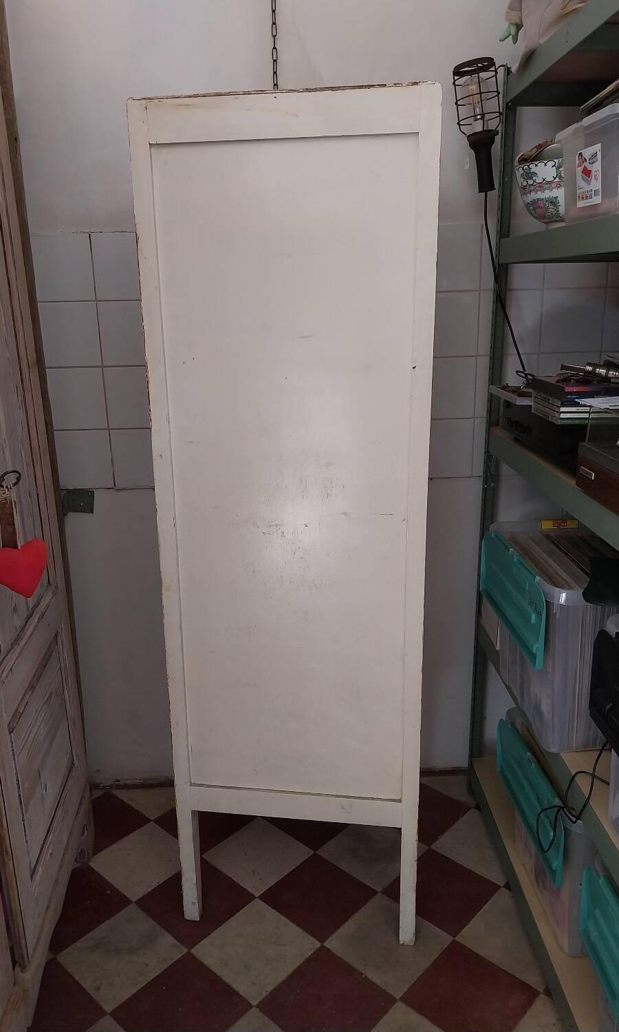 1950s medical display case