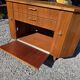 Scandinavian corner unit in teak from the 1960s.