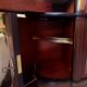 Buffet bar in solid walnut and marble