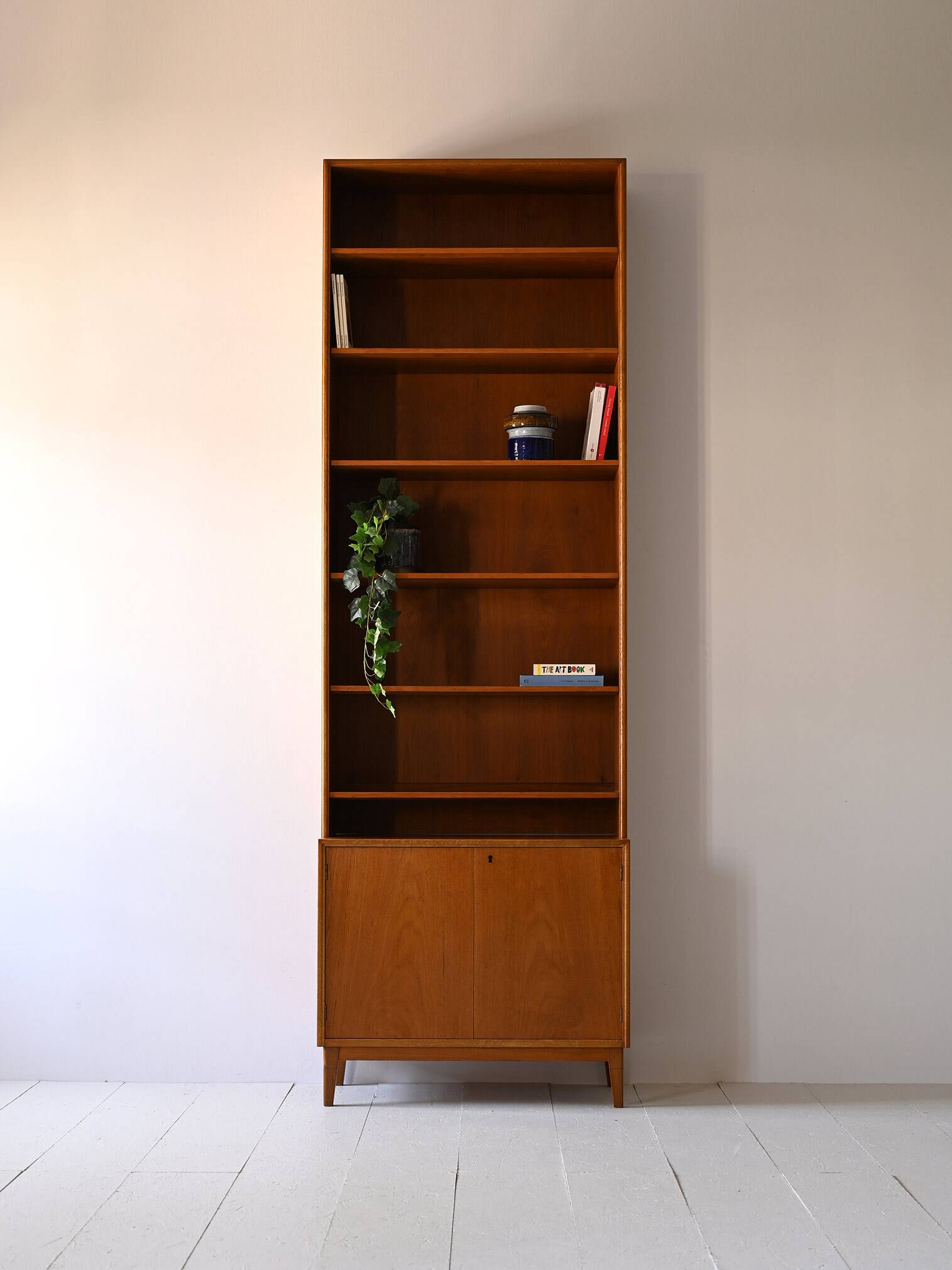 Swedish bookcase with storage unit