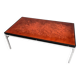Glass coffee table by Jean René Talopp, 1970s