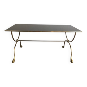 Table basse en laiton. Maison Jansen