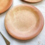 3 Small Vintage Stoneware Plates Vallauris