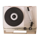 Turntable vintage orange Audio Sonic Capri 70s