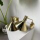 Pair of Hovik Lys brass wall lights Jonas Hidle Denmark
