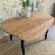 Antique round wooden table