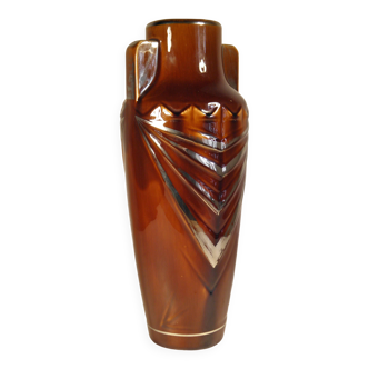 Art deco vase in elge ceramic - vierzon