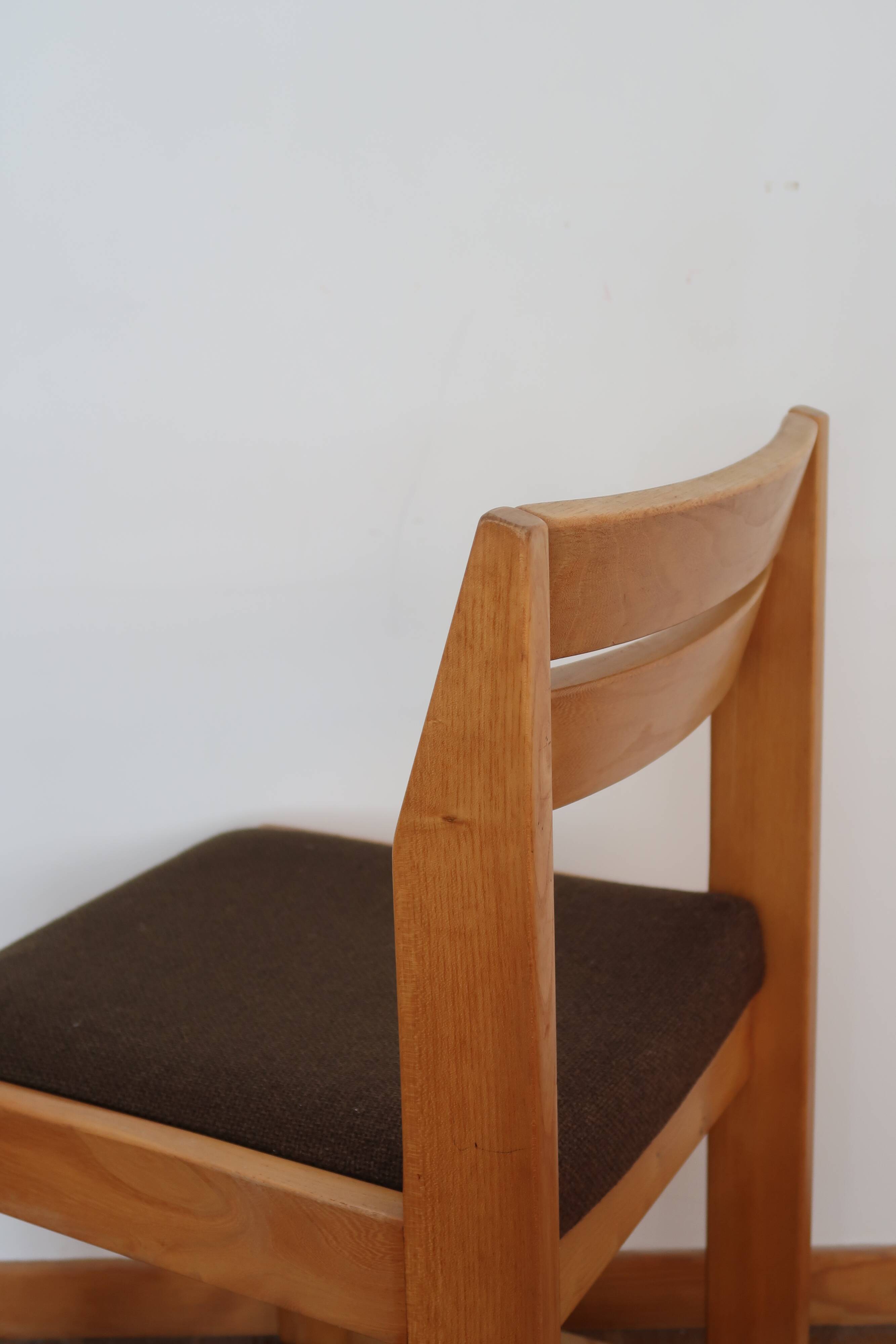 4 chairs sleigh Maison Regain